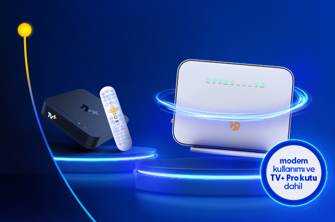 Superonline modem ve TV ürün görseli